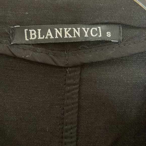 Blank NYC Women’s Cloud Nine Drape Lyocell Black Jacket Size S New - Picture 4 of 7